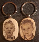 Porte cles Charlie et Gaspard